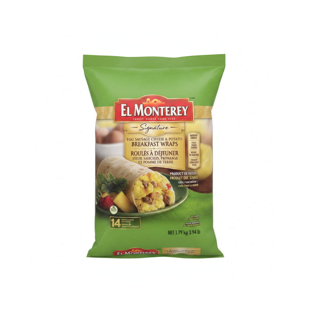 Image of El Monterey Breakfast Wraps - 14 x 128 Grams