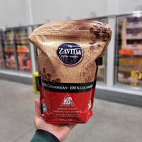 Thumbnail for Image of Zavida 100% Colombian Premium Whole Bean Coffee - 1 x 907 Grams