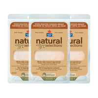 Thumbnail for Image of Maple Leaf Natural Selections Sliced Oven Roasted Chicken Breast - 3 x 300 Grams
