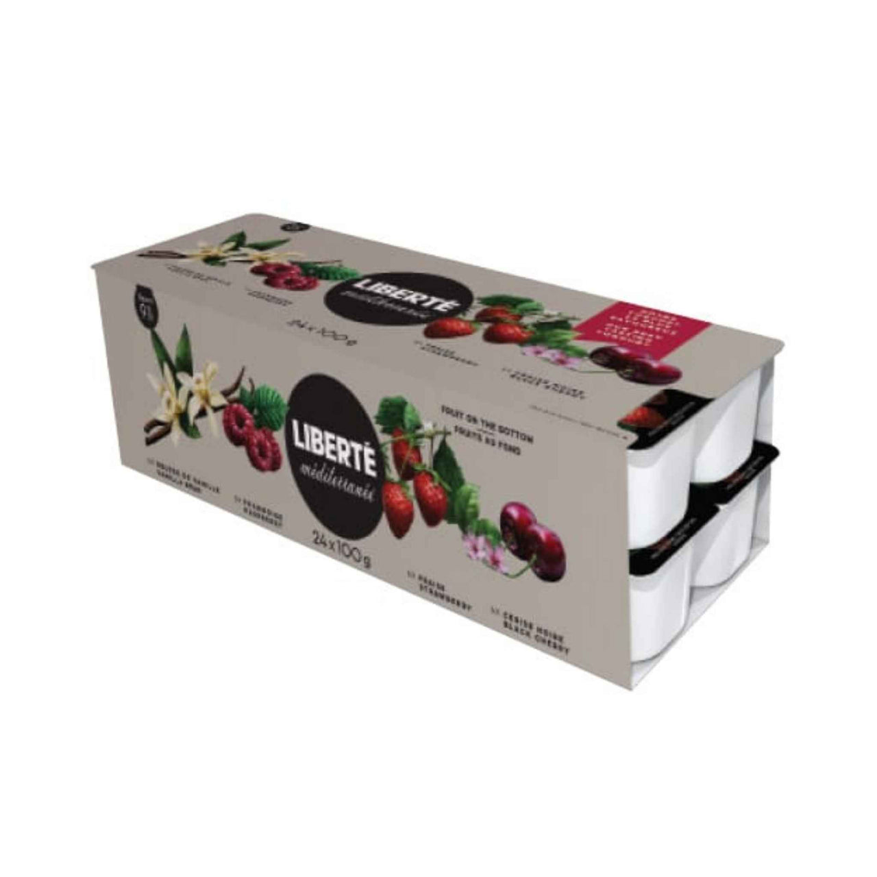 Image of Liberté Méditerranée Yogurt 9% 24-pack - 24 x 100 Grams