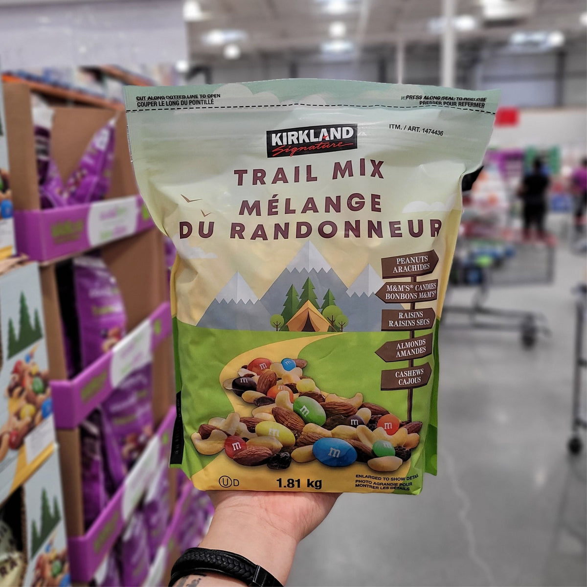 Image of Kirkland Signature Trail Mix - 1 x 1.81 Kilos