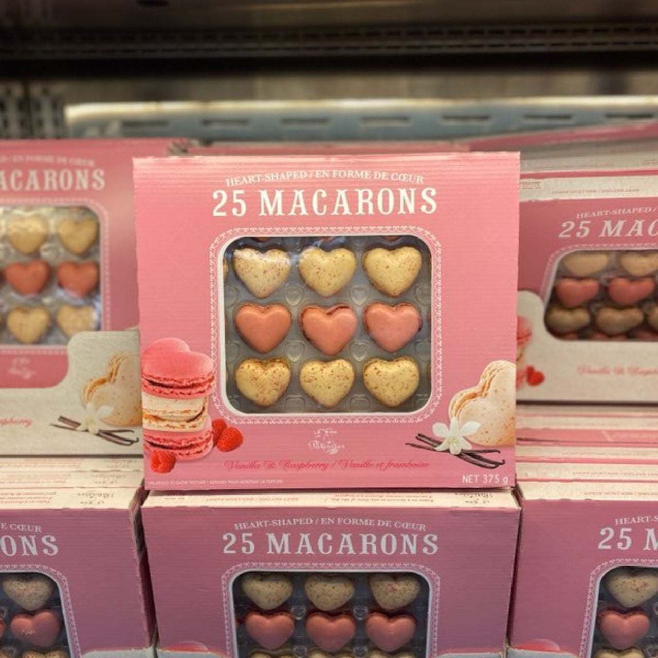 Image of Le Bon Patissier Heart-Shaped Macarons - 1 x 375 Grams