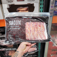 Thumbnail for Image of Kirkland Signature Hickory Wood Smoked Precooked Bacon 500g - 1 x 500 Grams
