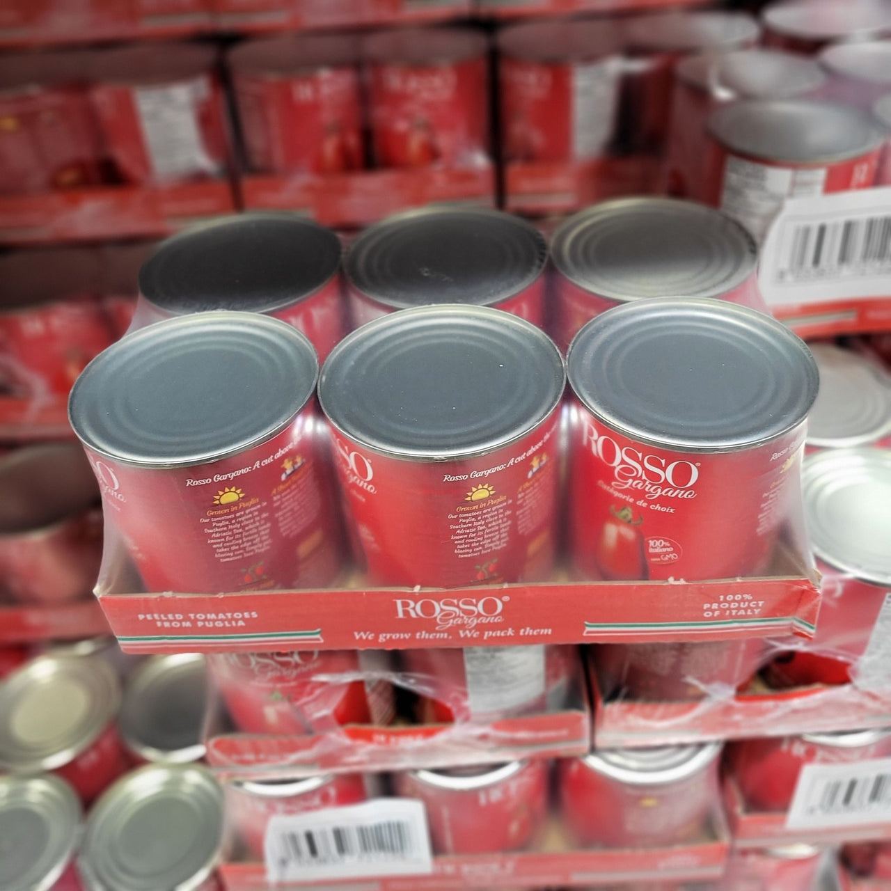 Image of Rosso Gargano Whole Peeled Tomatoes - 6 x 769 Grams
