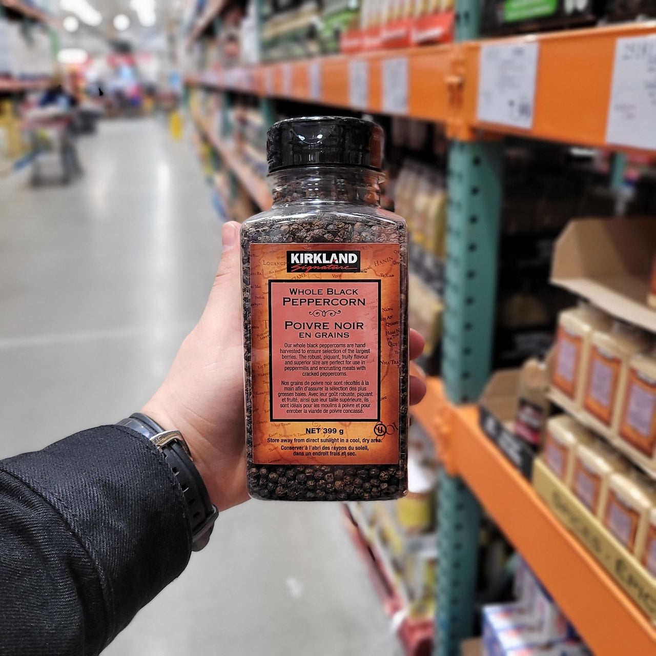 Image of Kirkland Whole Peppercorns - 1 x 399 Grams