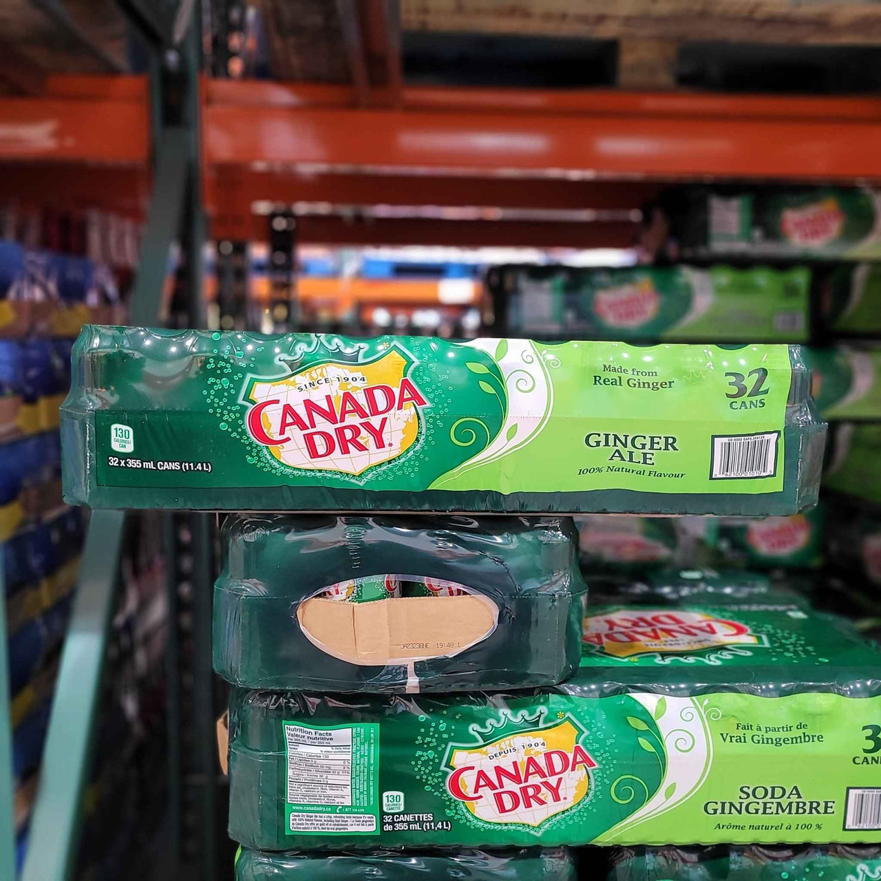 Image of Canada Dry®  Ginger Ale 32-Pack - 32 x 11.36 Kilos