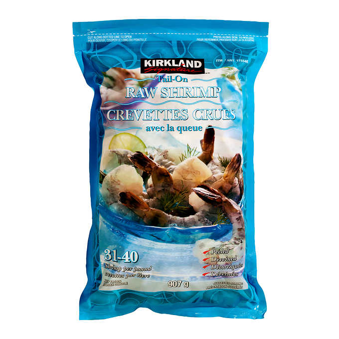 Image of Kirkland Frozen Raw Shrimp Tail- On (31/40)