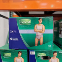 Thumbnail for Image of Depend Underwear For Men, Small-Medium, 92-Pack - 1 x 4494 Grams
