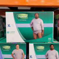 Thumbnail for Image of Depend Underwear For Men, X-Large, 80-Pack - 1 x 4494 Grams