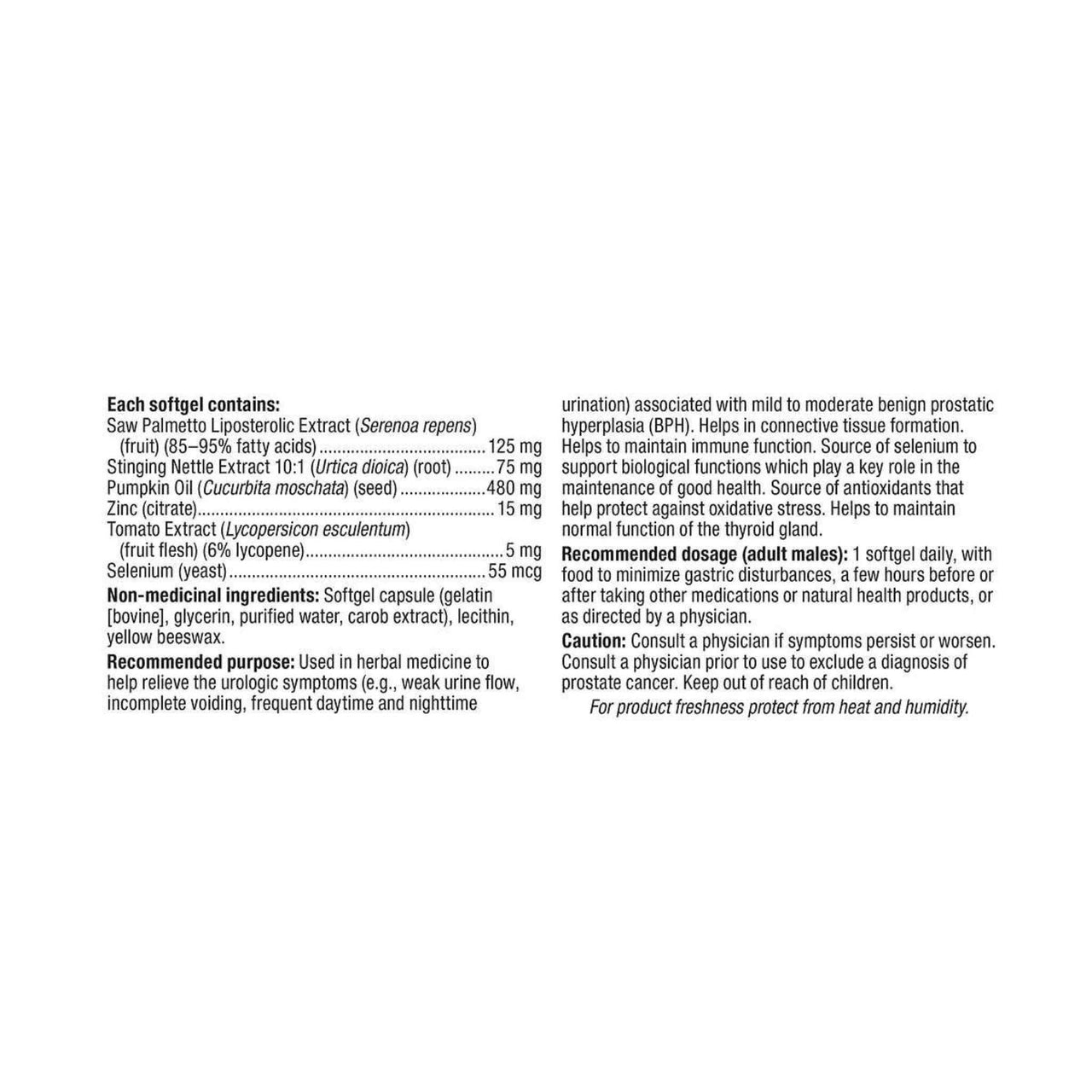 Image of Webber Naturals Super Prostate Advanced Multi-Ingredient Formula, 180 softgels