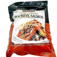 Thumbnail for Image of Kirkland Frozen Wild Sockeye Salmon - 1 x 1.36 Kilos