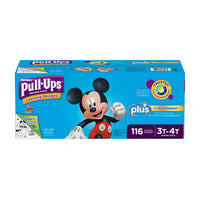 Thumbnail for Image of Huggies Pull-Ups Plus Training Pants, 3T-4T Boy, 116-Pack - 1 x 4494 Grams