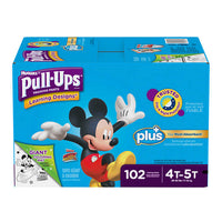 Thumbnail for Image of Huggies Pull-Ups Plus Training Pants, 4T-5T Boy, 102-Pack - 1 x 4494 Grams