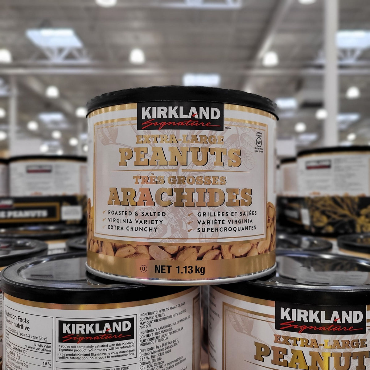 Image of Kirkland Signature Extra Large Peanuts - 1 x 1.13 Kilos