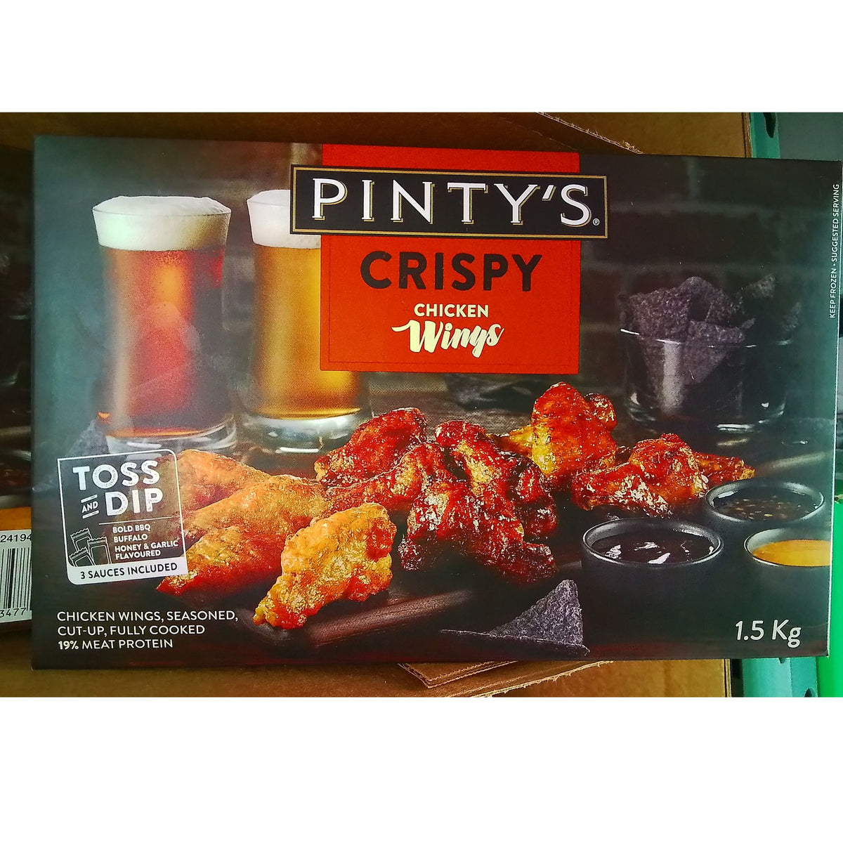 Image of Pinty's Crispy Chicken Wings - 1 x 1.5 Kilos