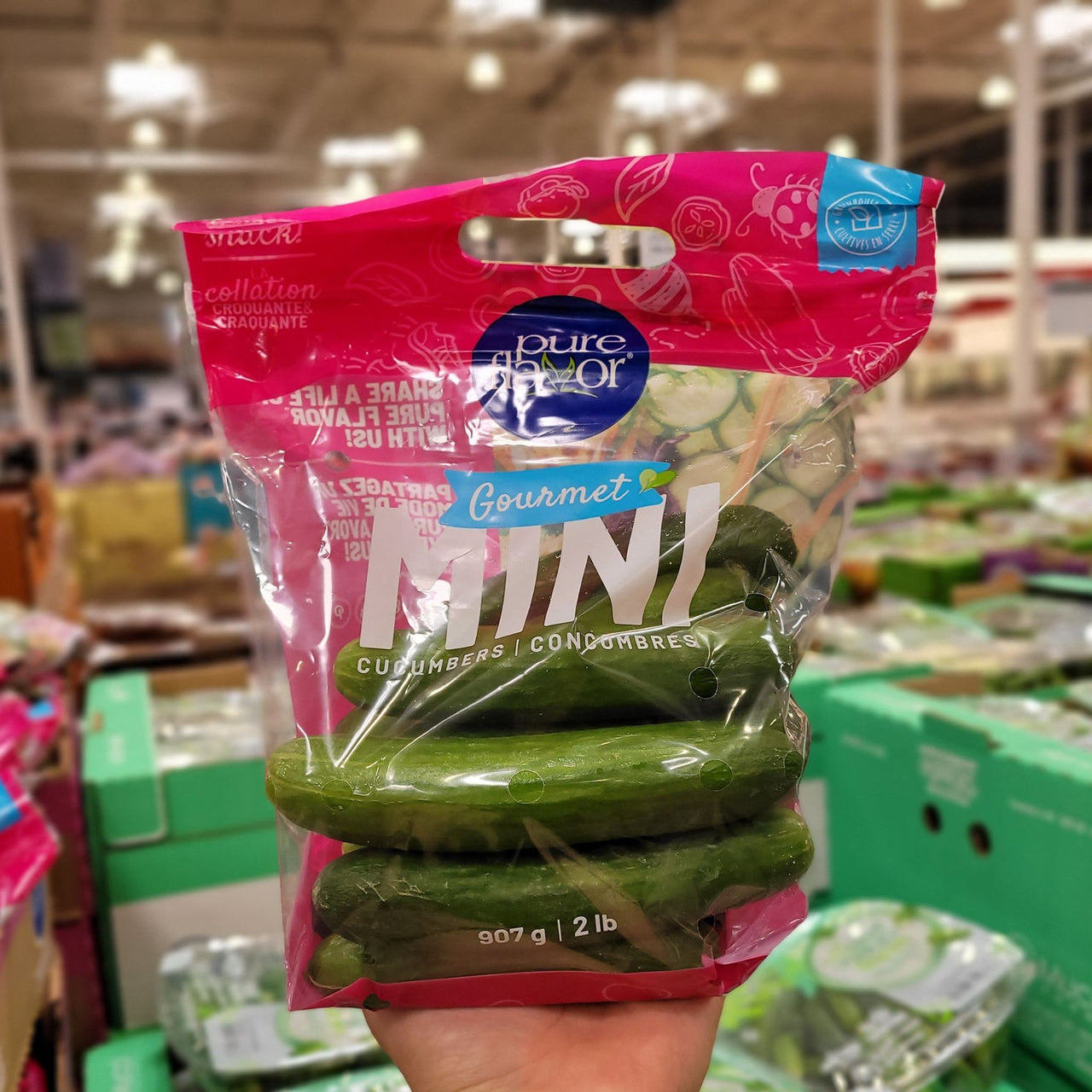 Image of Mini Cucumbers - 1 x 908 Grams