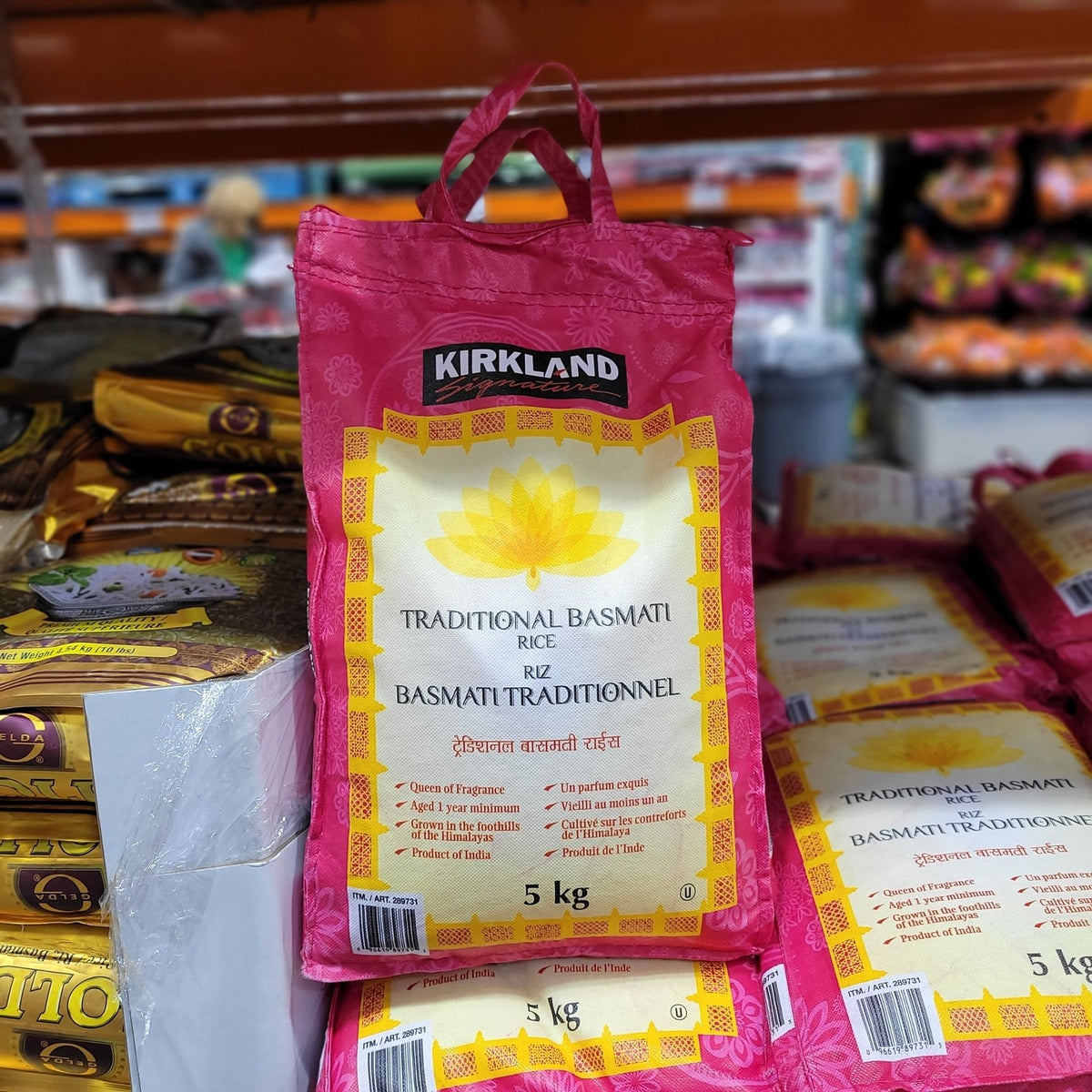 Image of Kirkland Traditional Basmati Rice - 1 x 5 Kilos