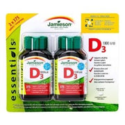 Image of Jamieson Vitamin D3 1000IU 2 x 375-Pack - 1 x 830 Grams