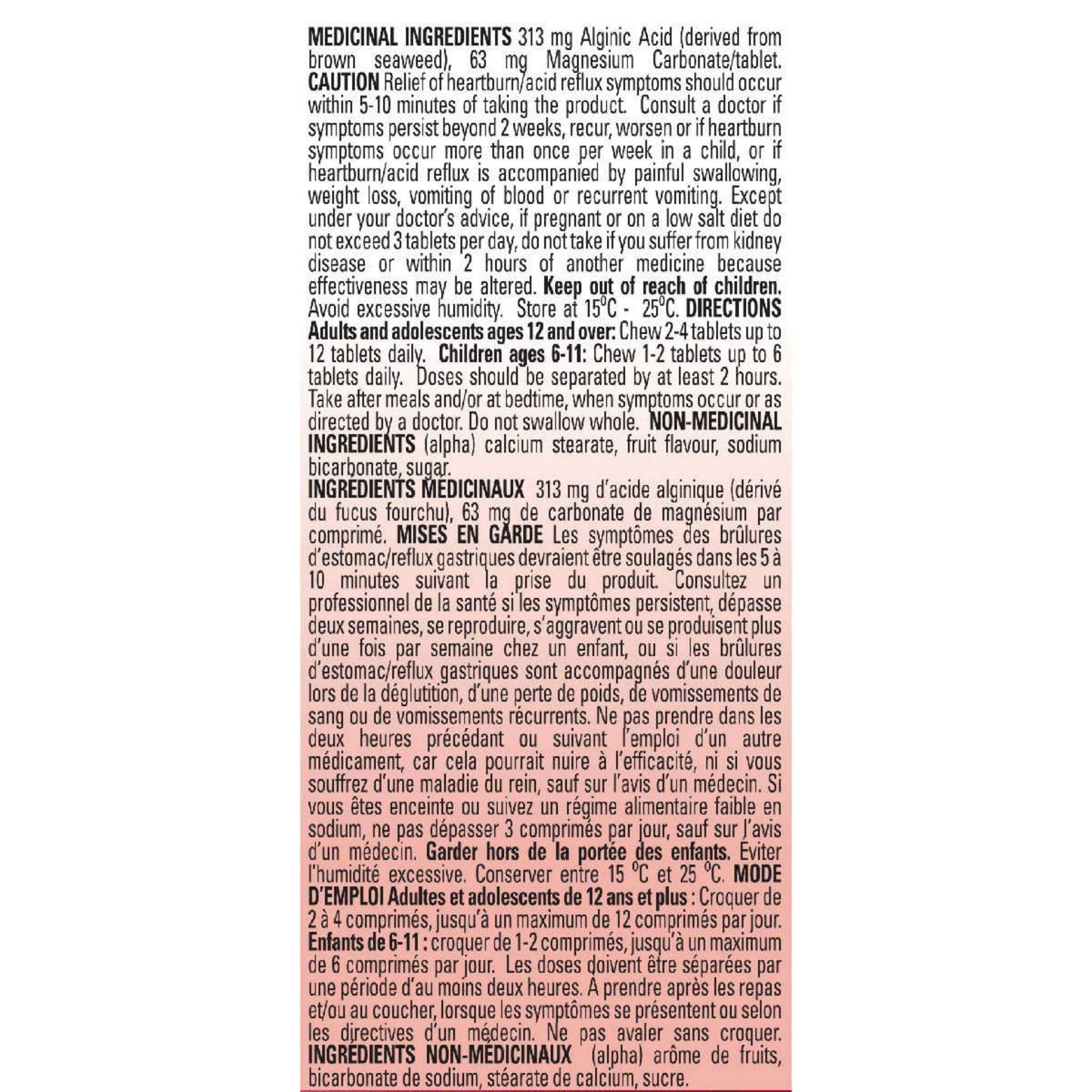 Image of Gaviscon Extra-Strength Heartburn And Acid Reflux Relief 120 + 25 tablets