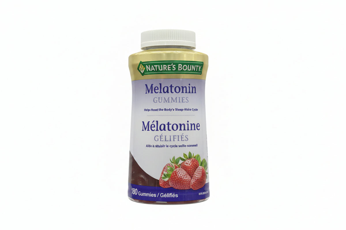 Image of Nature's Bounty Melatonin Gummies 180-Pack - 1 x 220 Grams
