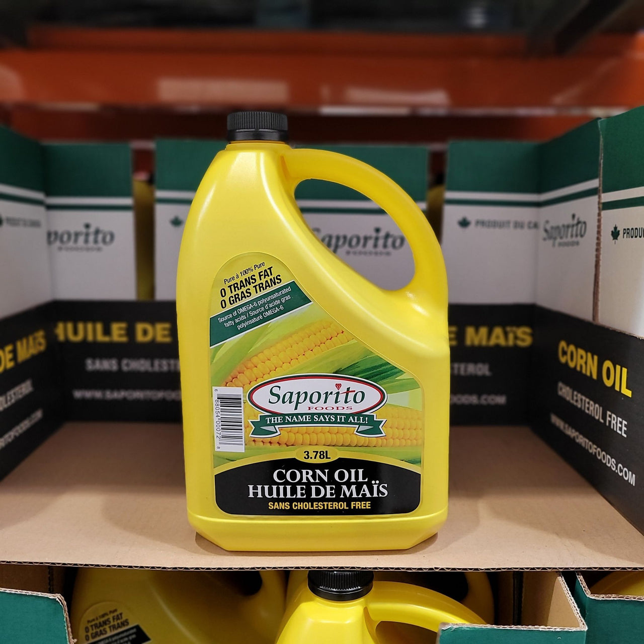 Image of Saporito Corn Oil - 1 x 3780 Grams
