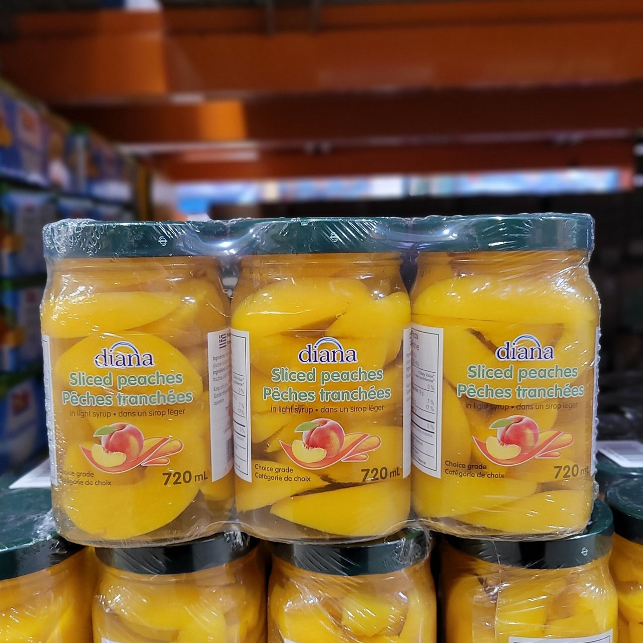 Image of Diana's Peach Slices - 3 x 720 Grams