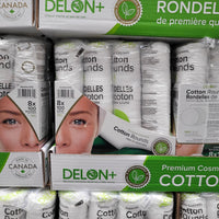 Thumbnail for Image of Delon Premium 100% Cotton Rounds 800-Pack - 1 x 275 Grams