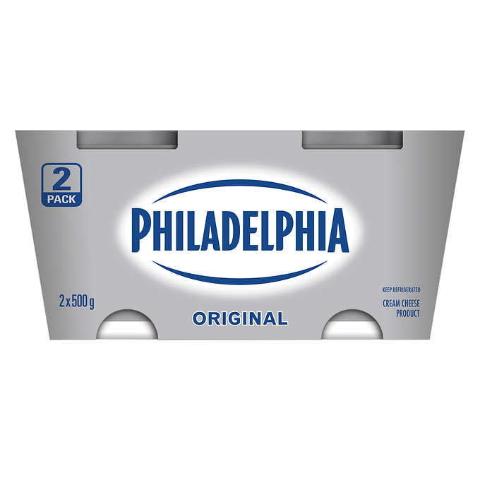 Image of Philadelphia Cream Cheese 2-Pack - 2 x 500 Grams