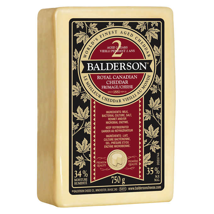 Balderson 2 Year Royal Canadian Cheddar - 1 x 750 Grams