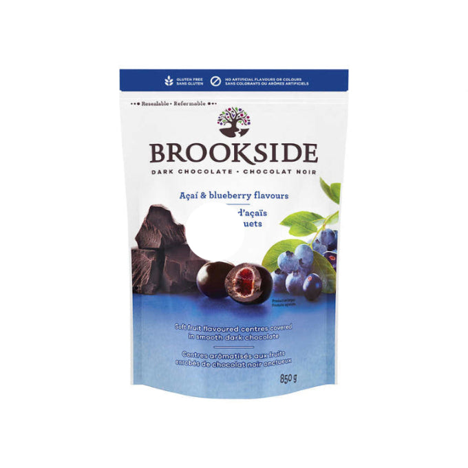 Image of Brookside Dark Chocolate Acai & Blueberry Flavours - 1 x 850 Grams
