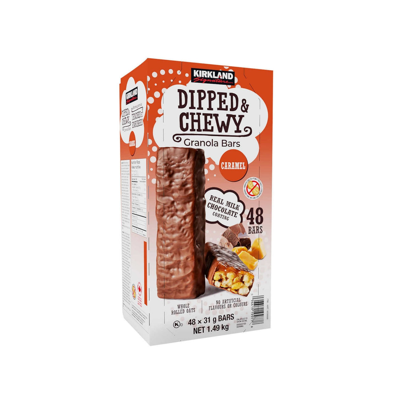 Image of Kirkland Signature Dipped and Chewy Granola Bar - 1 x 1.49 Kilos