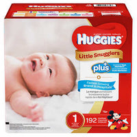 Thumbnail for Image of Huggies Little Snugglers Diapers Size 1, 192-Pack - 1 x 4494 Grams