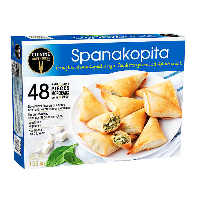 Image of Cuisine Adventures Spanakopita 1.36kg - 1 x 1.36 Kilos