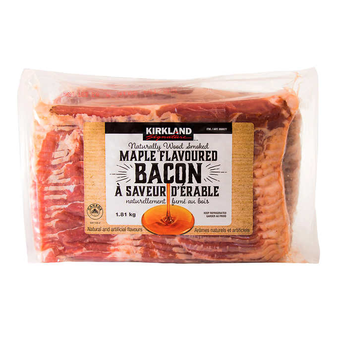 Image of Kirkland Maple Flavour Bacon 1.81kg - 1 x 1.81 Kilos